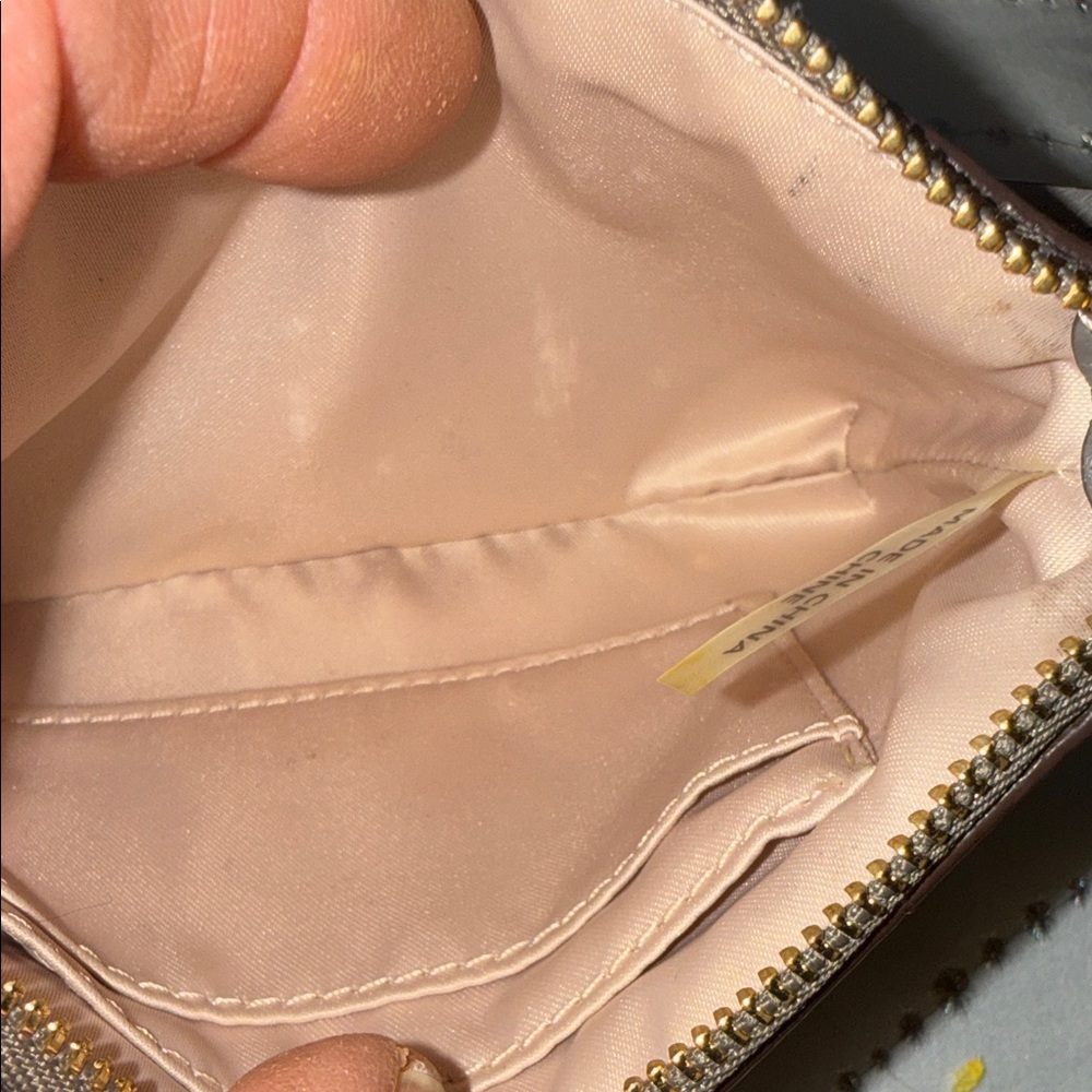 Coach with dust bag Gray and Black Sequin Wristlet - Picture 9 of 11